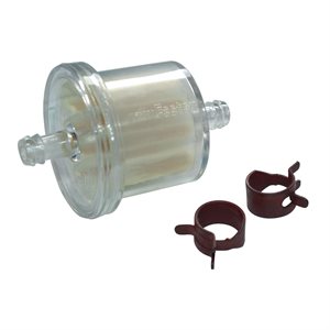 FUEL FILTER B&S WITH CLAMPS #84001895